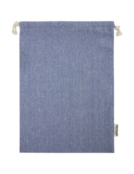Sacchetto per confezione regalo grande in cotone riciclato 150 g/m² certificato GRS Pheebs - 4L