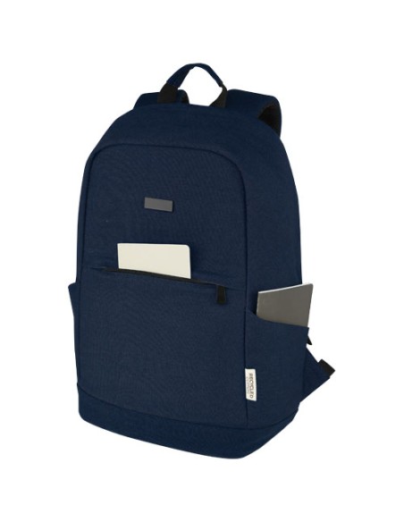 Zaino antifurto per portatile da 15,6" in canvas riciclato certificato GRS Joey - 18L