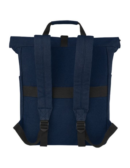 Zaino rolltop per portatile da 15" in canvas riciclato certificato GRS Joey - 15L