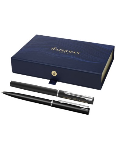 Waterman set penna a sfera e roller Allure (inchiostro nero)
