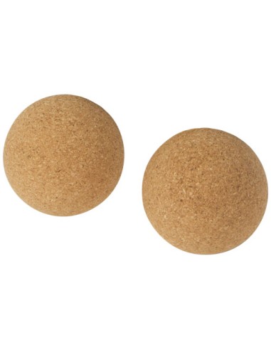 Pallina per yoga in sughero Trikona - set da 2