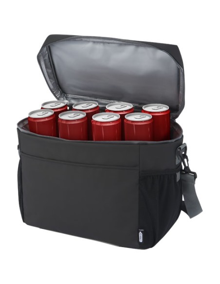 Borsa termica per 20 lattine in materiale riciclato certificato GRS Aqua - 22 L