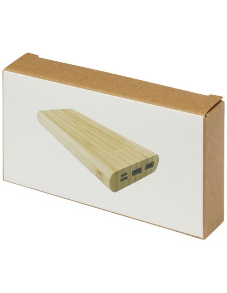 Power bank Tulda da 10,000 mAh in bambù