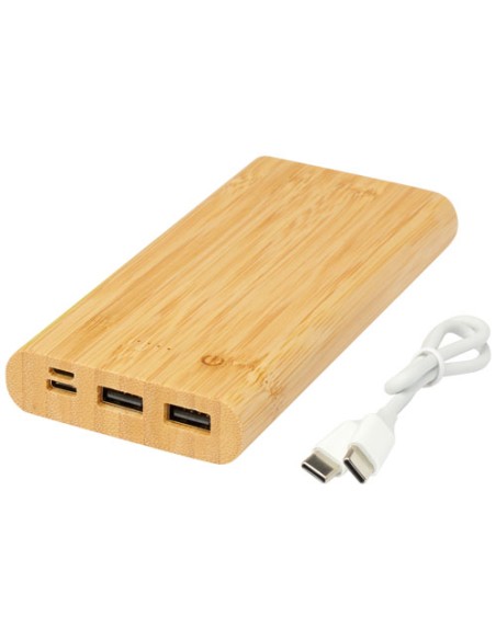 Power bank Tulda da 10,000 mAh in bambù