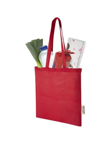 Tote bag in cotone riciclato GRS da 140 g/m2 Madras - 7L