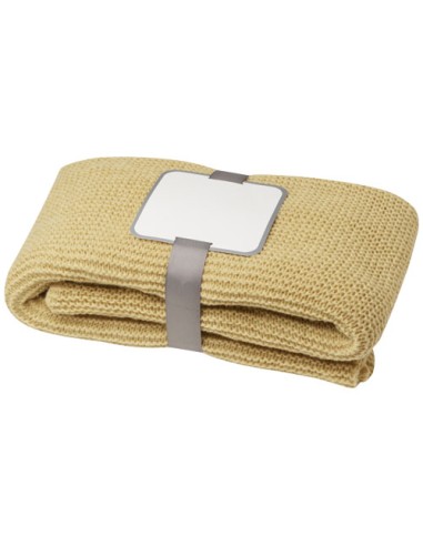 Coperta lavorata maglia di poliestere GRS da 150 x 120 cm Suzy