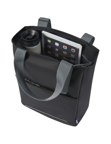 Tote bag impermeabile per portatile da 14" in materiale riciclato certificato GRS Aqua - 14 L