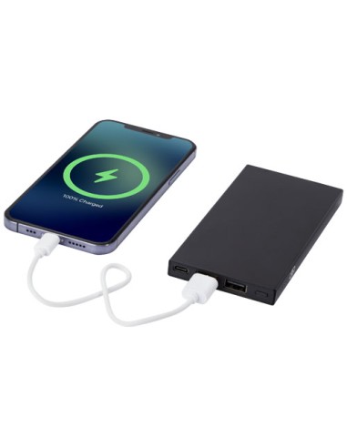 Power bank in alluminio riciclato da 5000 mAh Connect 