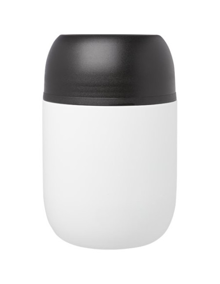 Portavivande in acciaio inossidabile riciclato a doppia parete da 480 ml con cucchiaio pieghevole Supo