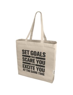 Tote bag in tessuto riciclato da 220 g/m² certificato GRS Odessa - 13L