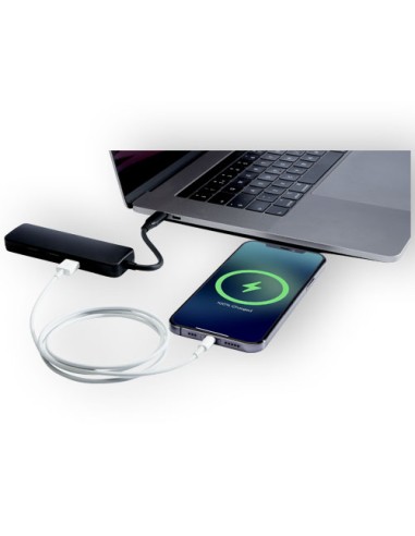 Adattatore multimediale USB 2.0-3.0 con porta HDMI in plastica riciclata certificata RCS Loop