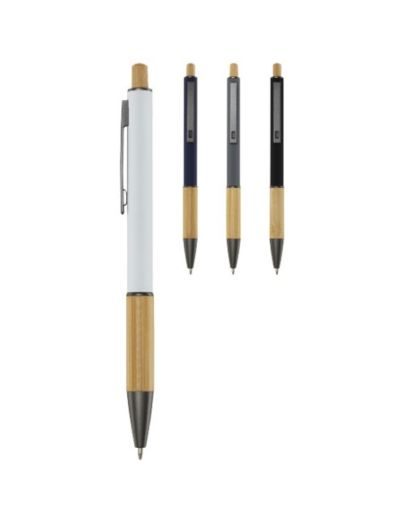 Penna a sfera in alluminio riciclato Darius (inchiostro nero)