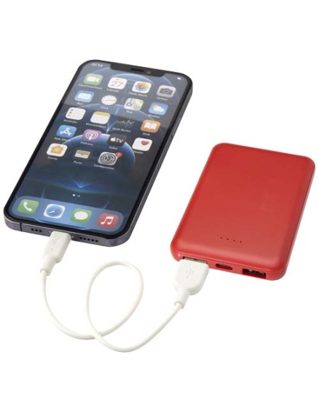 Power bank da 5000 mAh di Tipo C in plastica riciclata Asama