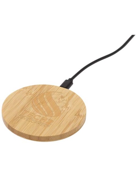 Stazione di ricarica wireless in bambù da 15 W Essence