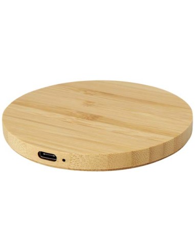 Stazione di ricarica wireless in bambù da 15 W Essence
