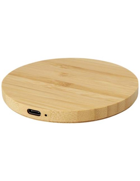 Stazione di ricarica wireless in bambù da 15 W Essence
