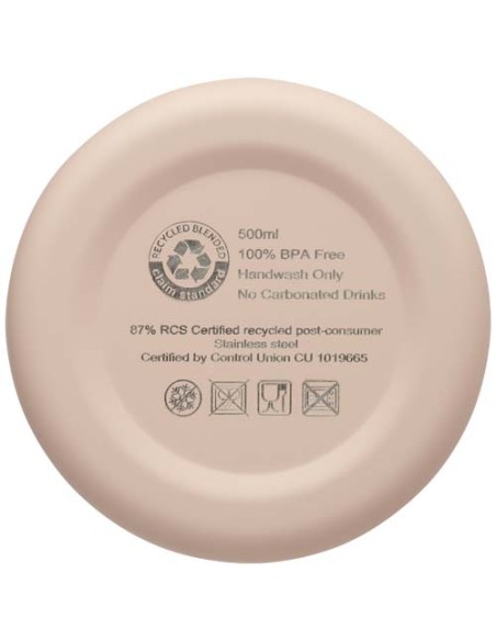 Borraccia con isolamento sottovuoto in rame certificata RCS da 500 ml Spring