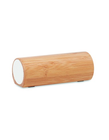 Speaker in bamboo