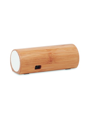 Speaker in bamboo