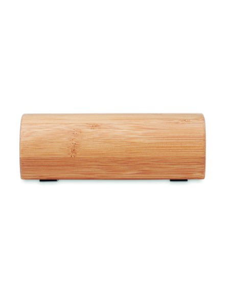 Speaker in bamboo