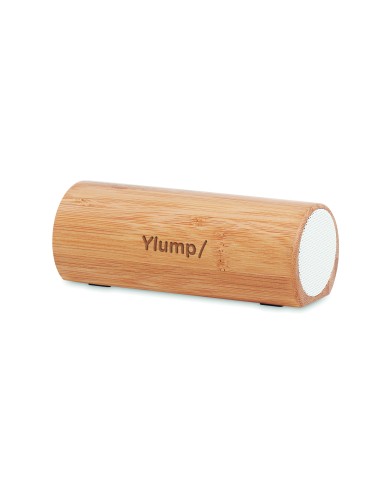 Speaker in bamboo