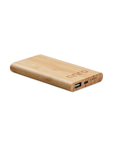 Power bank in bamboo da 4000mAh