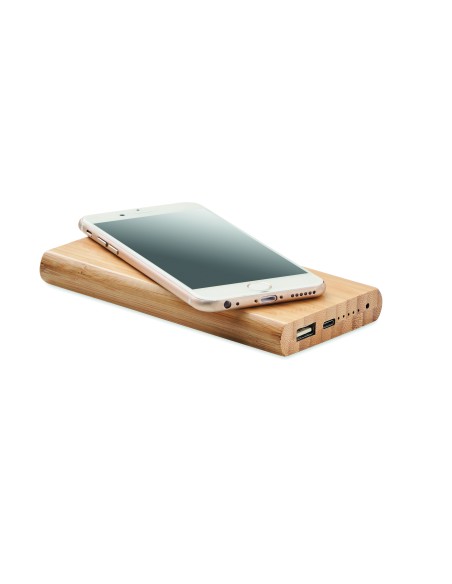 Power bank in bamboo da 6000mAh