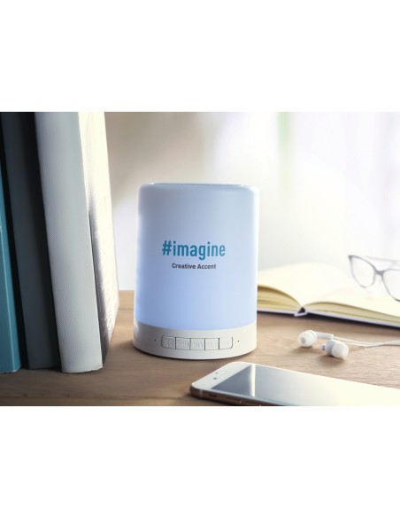 Speaker con luce da tavolo