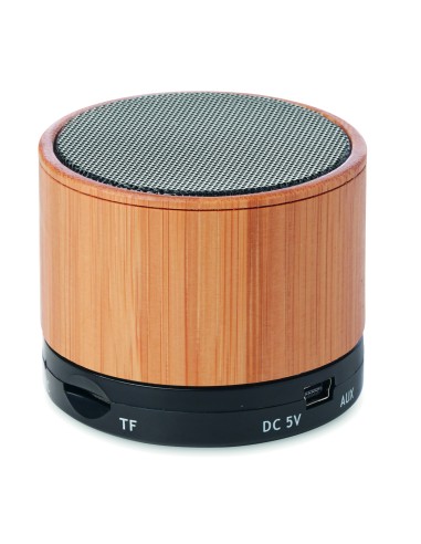 Speaker wireless in bamboo