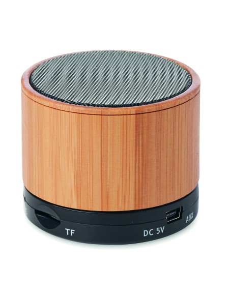Speaker wireless in bamboo