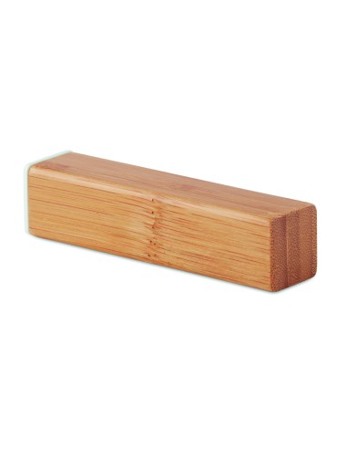 Power bank in bamboo