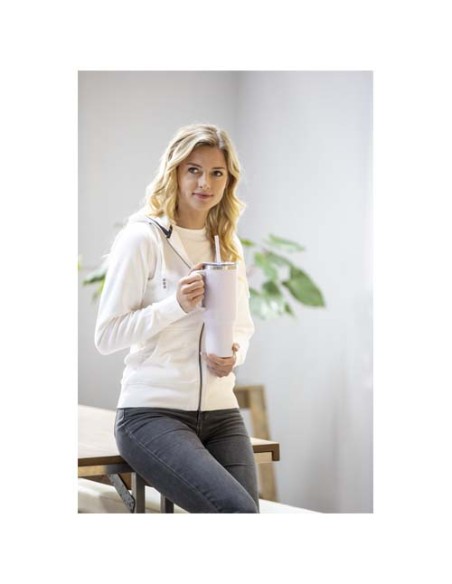 Tazza con isolamento sottovuoto in rame a doppia parete certificata RCS con cannuccia da 1200 ml Sydney