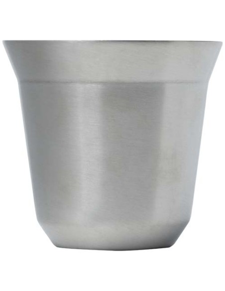  Set di tazze per caffè espresso in acciaio inossidabile certificato RCS da 80 ml Duo 