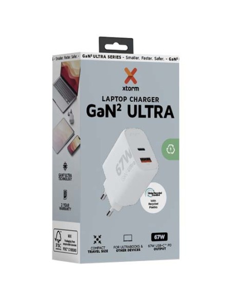 Caricabatterie da parete da 67 W Xtorm XEC067 GaN² Ultra