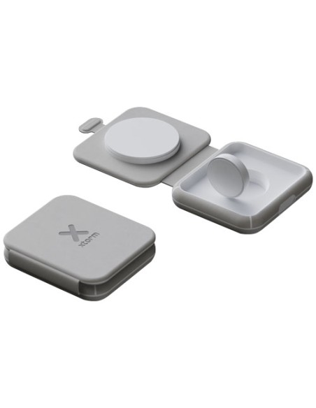 Caricabatterie da viaggio wireless 2 in 1 pieghevole da 15 W Xtorm XWF21
