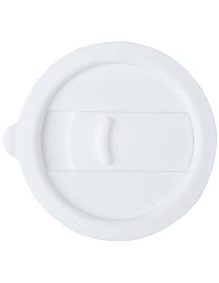 Bicchiere in ceramica con involucro in silicone e coperchio in plastica da 330 ml Java