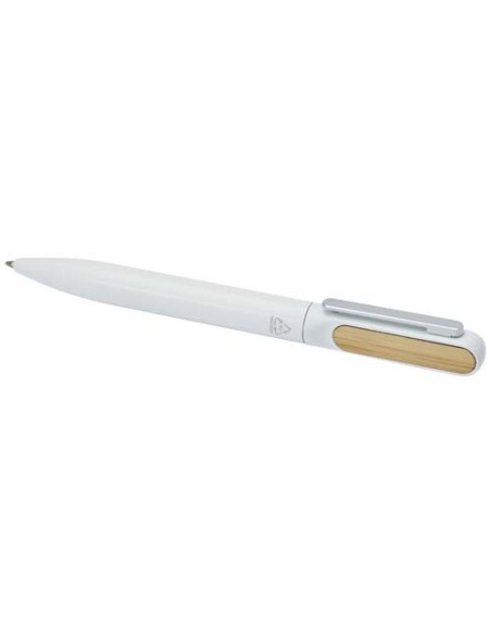 Penna a sfera in alluminio riciclato Blanca (inchiostro nero)