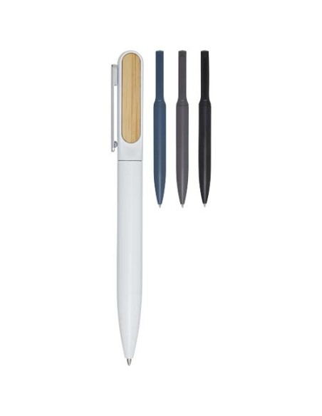 Penna a sfera in alluminio riciclato Blanca (inchiostro blu)