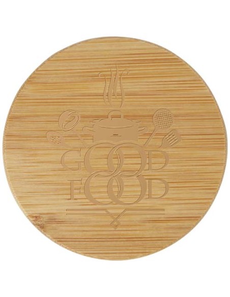 Teiera con colino e coperchio in bambù Zen