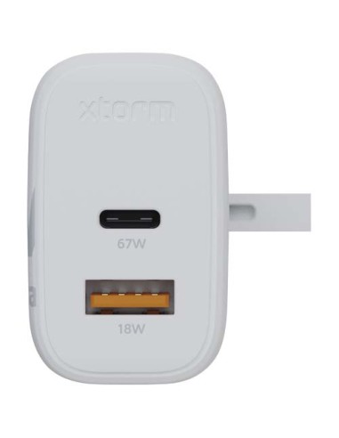 Caricabatterie da parete da 67 W con spina UK Xtorm XEC067G GaN² Ultra 