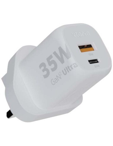 Caricabatterie da parete 35 W con spina UK Xtorm XEC035 GaN² Ultra