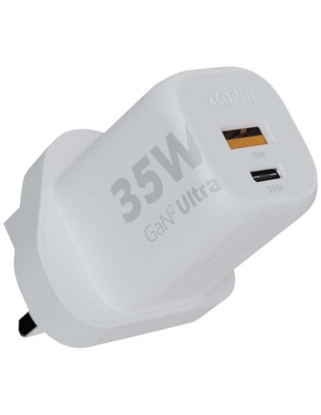 Caricabatterie da parete 35 W con spina UK Xtorm XEC035 GaN² Ultra