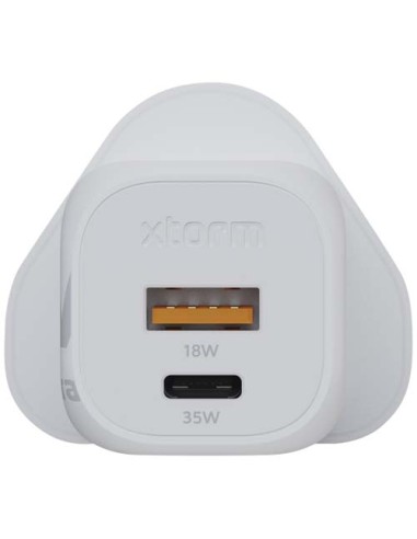 Caricabatterie da parete 35 W con spina UK Xtorm XEC035 GaN² Ultra