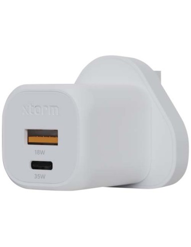 Caricabatterie da parete 35 W con spina UK Xtorm XEC035 GaN² Ultra