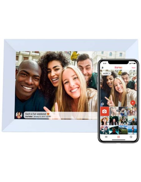 Cornice per foto digitali Wi-Fi da 10" Prixton Prado Frameo