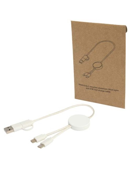 Cavo 5-in-1 in plastica riciclata da 30 cm per la sincronizzazione dei dati e la ricarica rapida da 27 W Citala