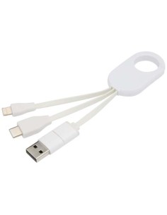 Cavo di ricarica 4-in-1 in alluminio riciclato Troop