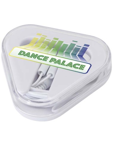 Auricolari con astuccio in plastica riciclata Rebel