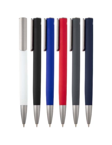 Penna a sfera in alluminio riciclato Ziguur (inchiostro blu)