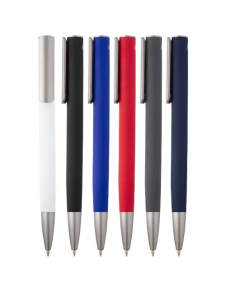 Penna a sfera in alluminio riciclato Ziguur (inchiostro blu)